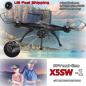 Explorer Quadcopter Camera Helicopter Black Phoota FPV Quadcopter 4 Axis WIFI Cameras Wireless Video Drone 2.4Ghz RC RTF