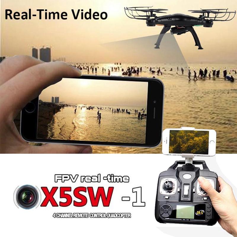 Explorer Quadcopter Camera Helicopter Black Phoota FPV Quadcopter 4 Axis WIFI Cameras Wireless Video Drone 2.4Ghz RC RTF